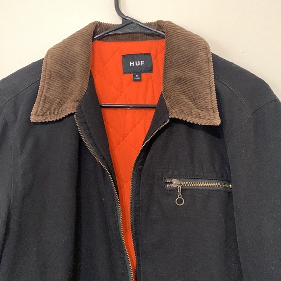 HUF JD Work Jacket Black - Picture 2 of 7